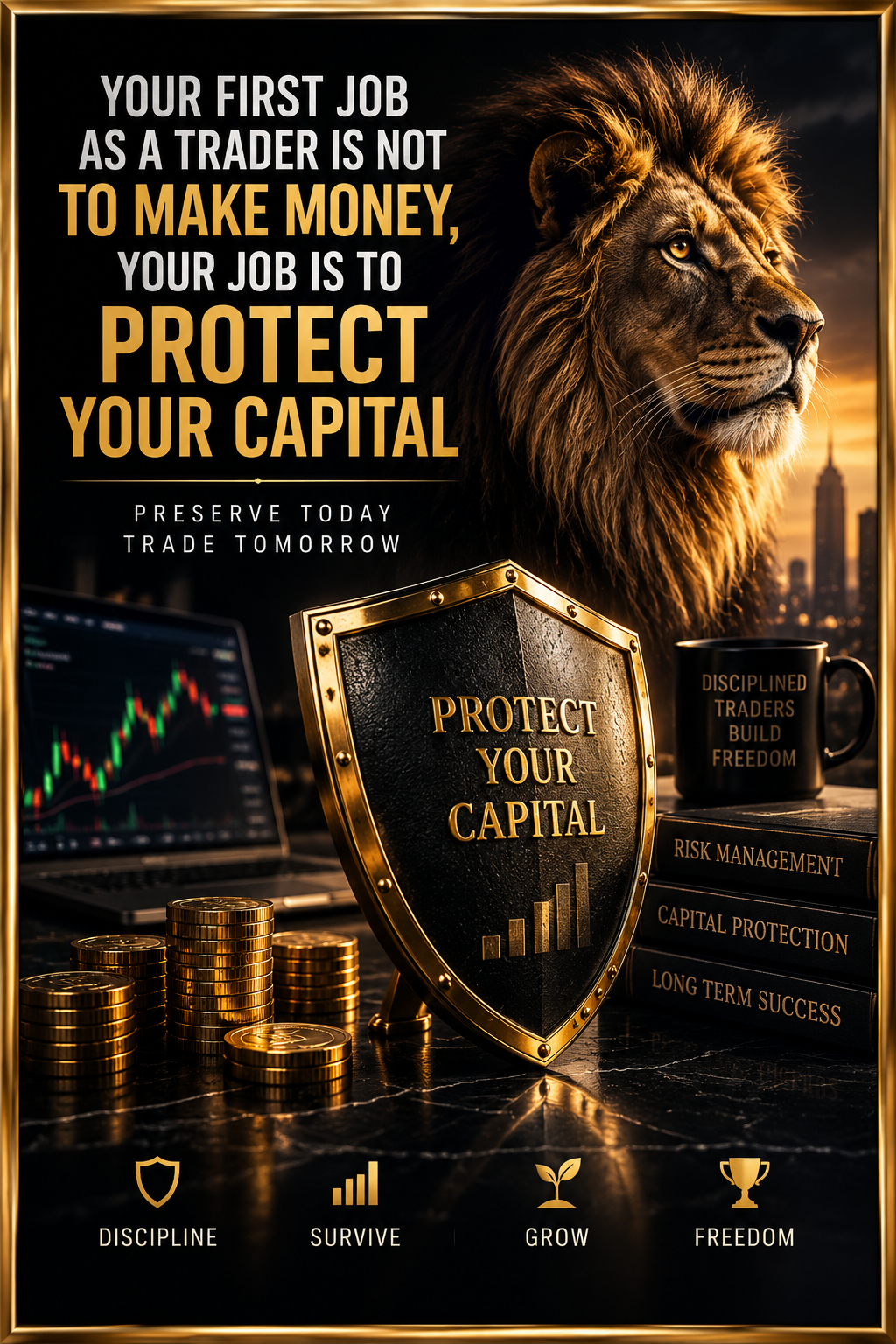 Your First Job as a Trader Is Not to Make Money. Your Job Is to Protect Your Capital