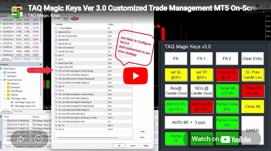 How to use TAQ Magic Keys v3.0 Learning Video